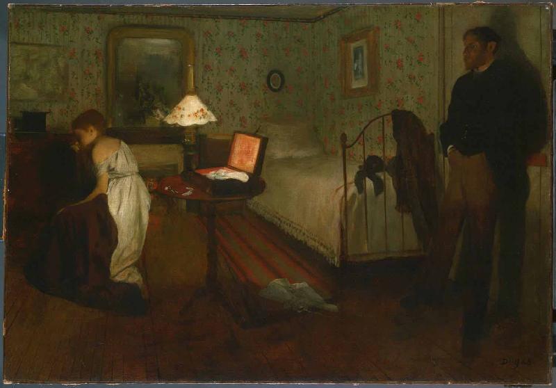 Edgar Degas Interior France oil painting art
